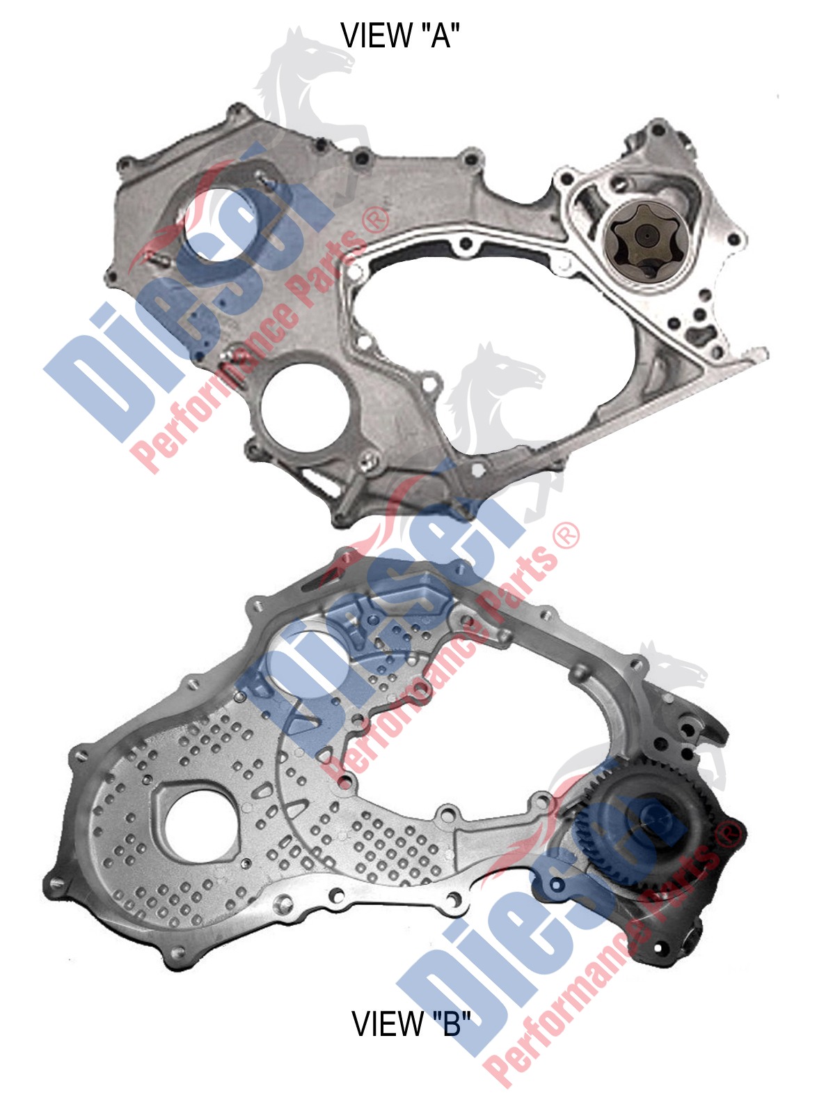 Oil Pump/Timing Gear Case Assembly (Late) Engine Australia