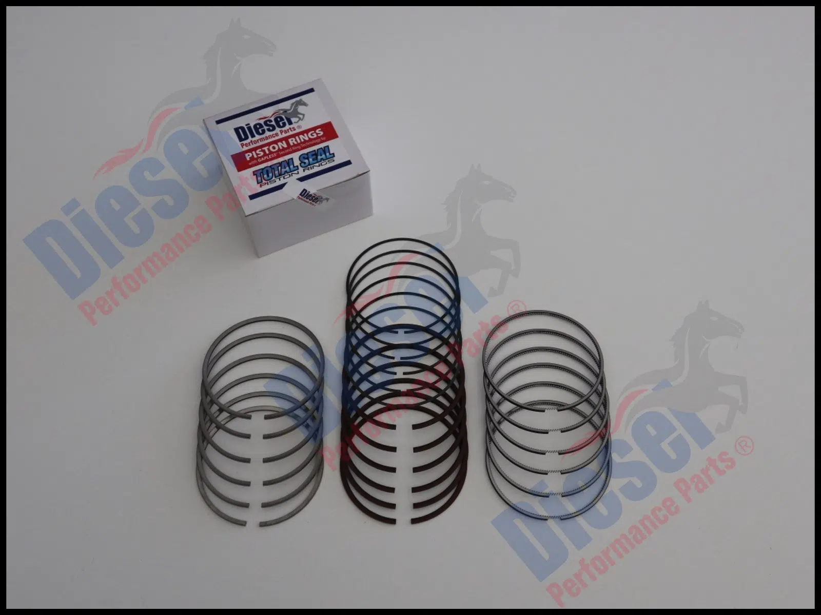 Piston Ring Set with Total Seal Gapless 2nd Ring Technology
