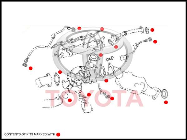 Gasket Turbocharger Kit, Left, 200 Ser 08/2015>