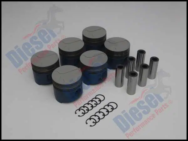 Piston STD Performance, upgraded crown design, anodised & ceramic coated crown, phosphated & moly- teflon coated skirts