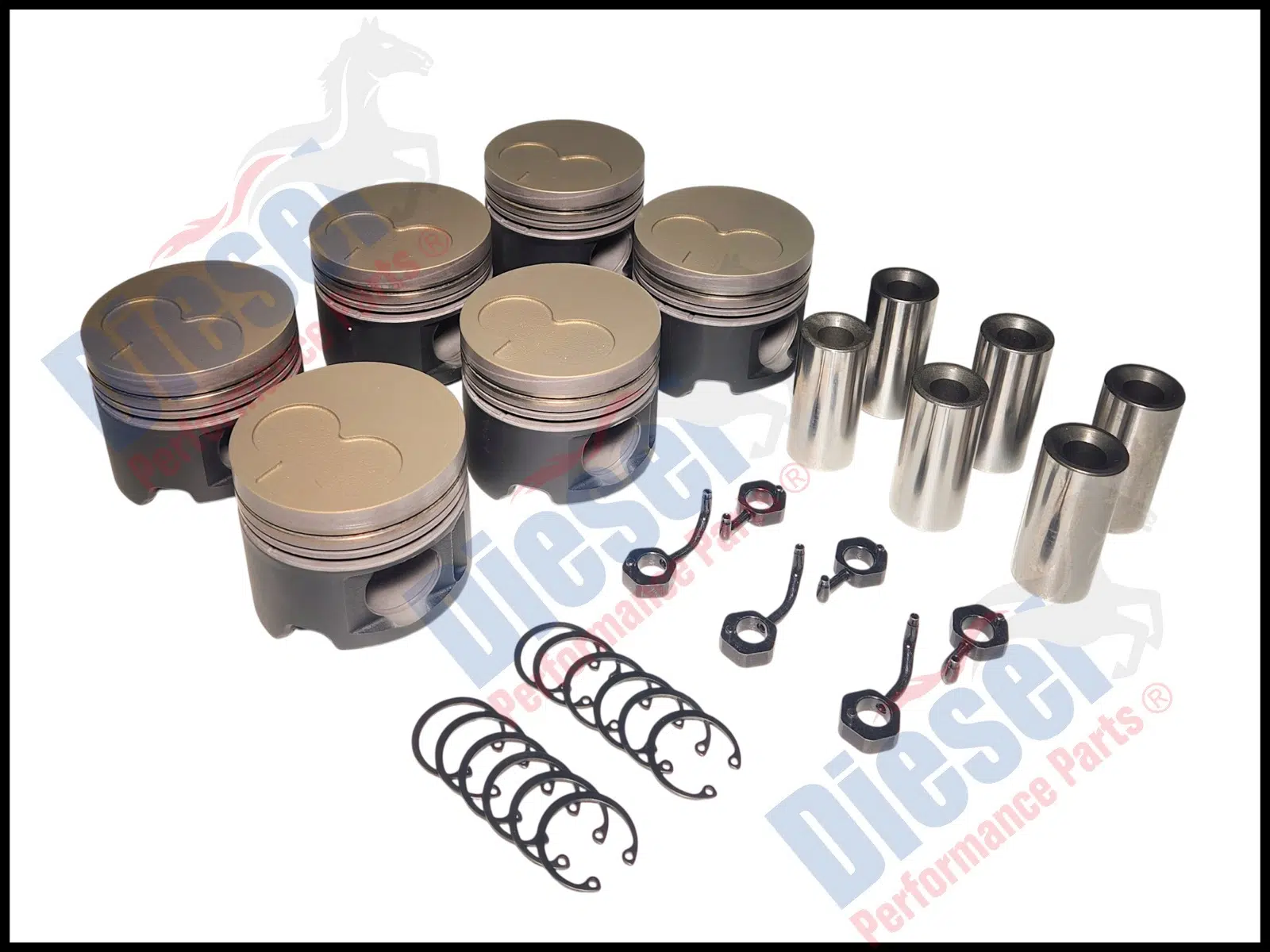 Piston 1.00 mm oversize, Pre-topped, High Performance